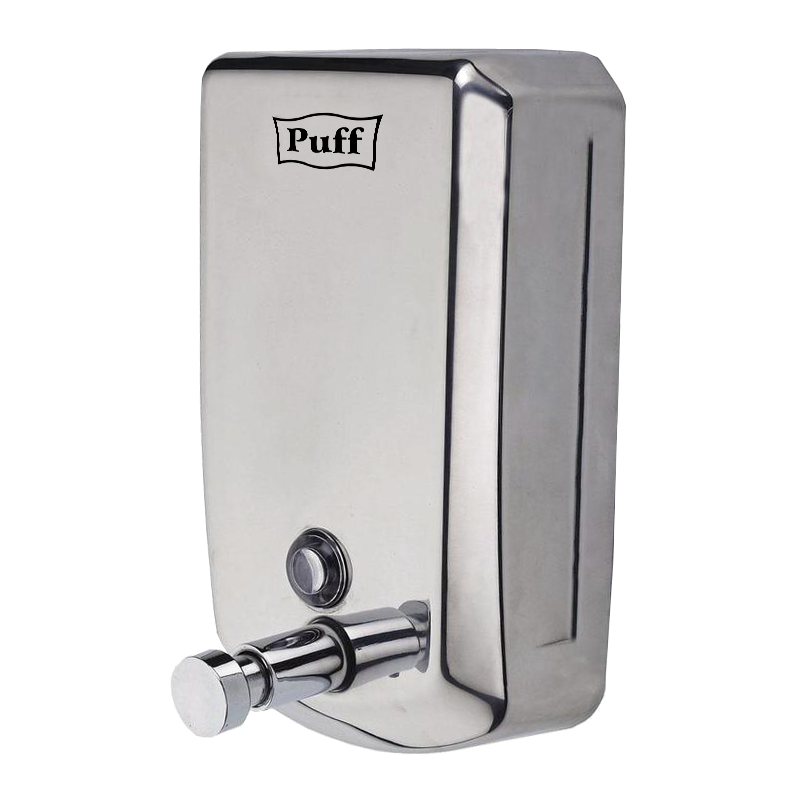 Дозатор для жидкого мыла из нерж. стали puff-8705, хром, 500 мл, с ключом