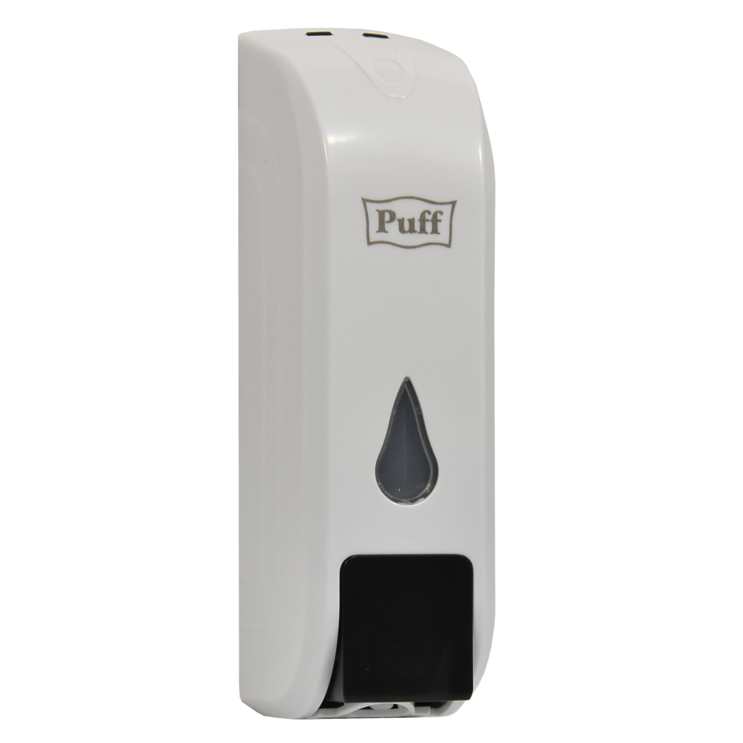 Дозатор для жидкого мыла пластиковый puff-8104, белый, 350 мл