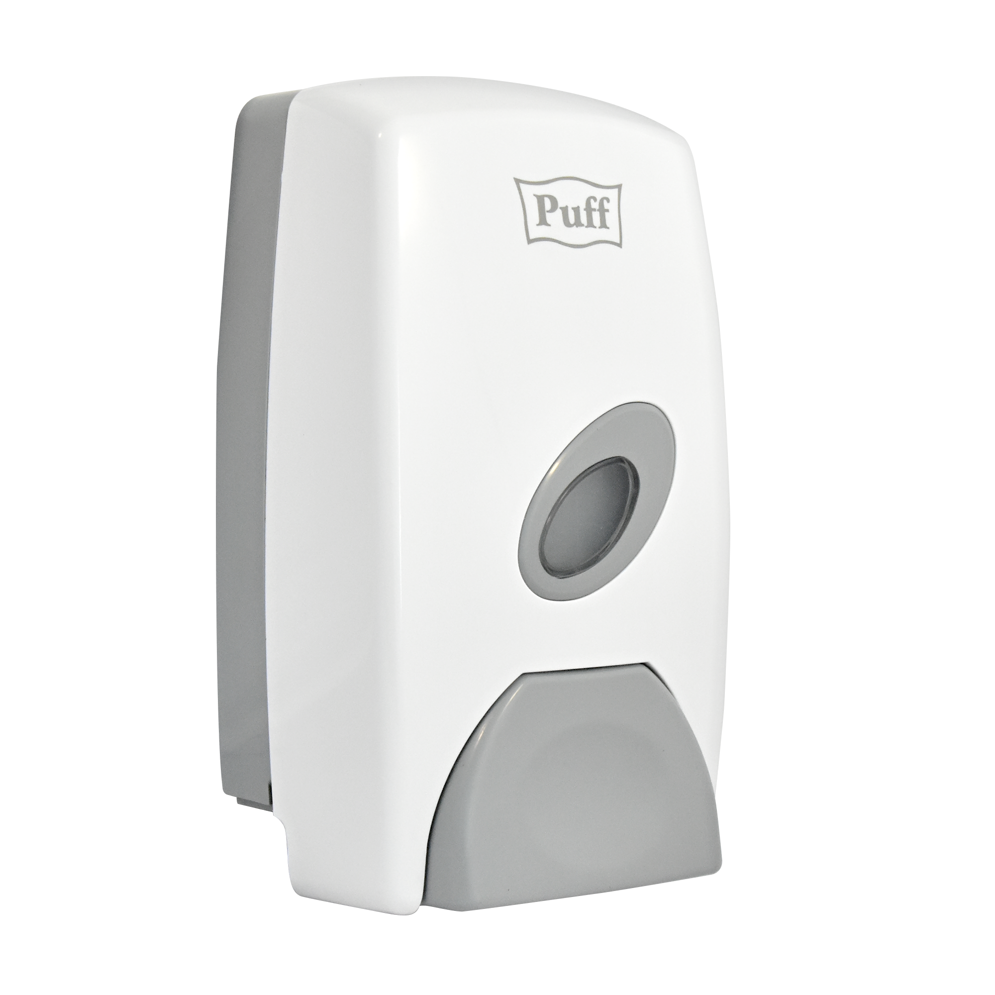 Дозатор для жидкого мыла пластик. puff-8115, белый,1000 мл