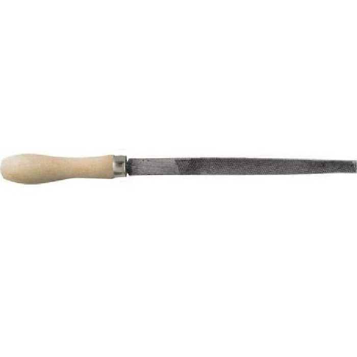 Напильник Сибртех плоский 150 мм деревянная ручка 16023