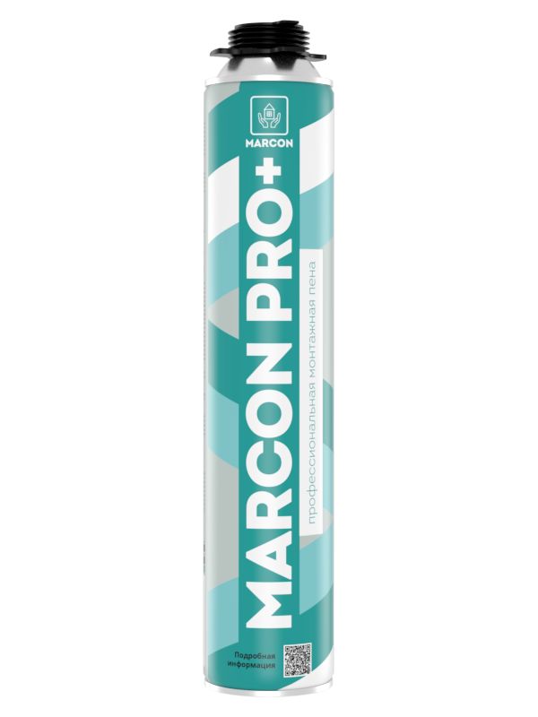 Пена монтажная профессиональная MARCON PRO+ (всесезонная). 750 мл