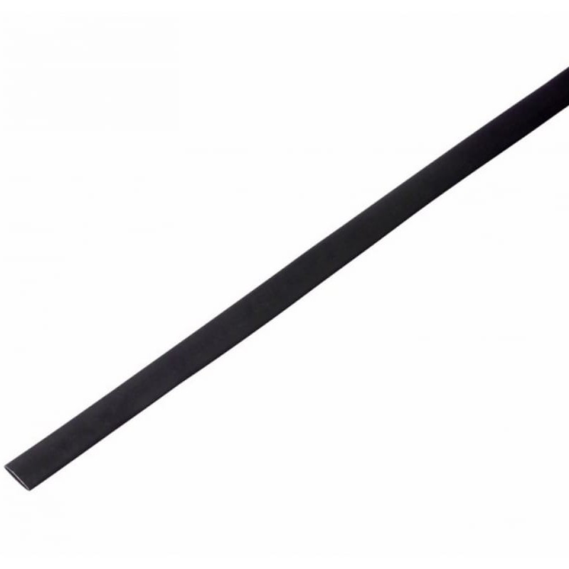 Трубка термоусадочная Rexant 20-6006 6/3 мм 1 м черная 50 штук
