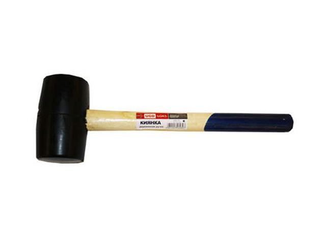 киянка UGO LOKS резиновая 340г деревянная ручка