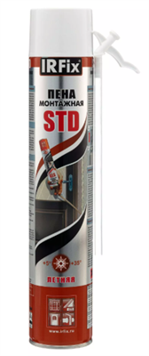 IRFIX STD Пена монтажная бытовая 750мл летняя 10003 - фото 48654
