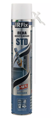 IRFIX STD Пена монтажная бытовая 750мл зимняя 10013 - фото 48656