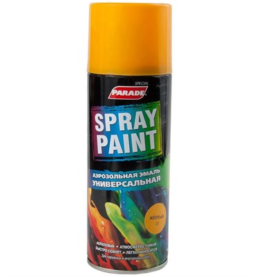 Краска аэрозольная Parade Spray Paint 25 желтая 400 мл FcFW0GUziMff4gE7GHcBP3