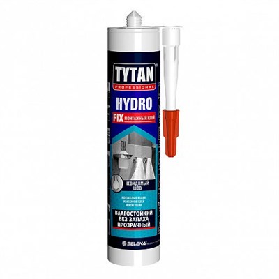 Клей монтажный акрилатный Tytan Professional Hydro Fix 10774, 310 мл, прозрачный ka5I0z3CiikugsuLOLa6m1 - фото 51982