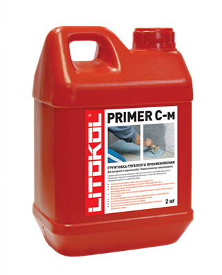Литокол PRIMER С -M Грунтовка глубокого проникновения морозостойкая 2 кг 522001673