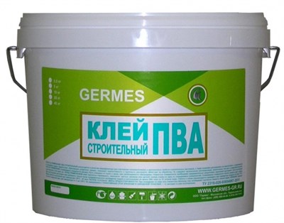 Клей ПВА "Строительный" ГЕРМЕС, 10 кг 522001684