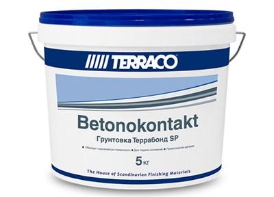 Грунт адгезионный TERRACO Террабонд SP, 5 кг 521284