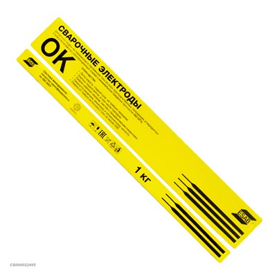 Электроды ESAB МР-3 ⌀ 2,5, мм, пачка 1,0 кг, СВЭЛ RggFvVrTiK1sOwISaafam0
