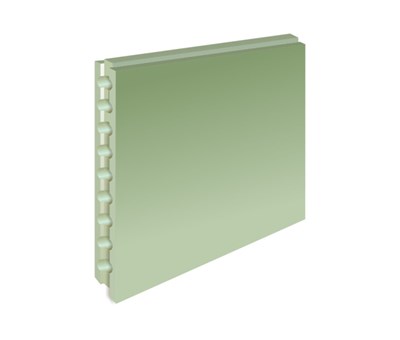 Плита пазогребневая Волма пустотелая влагостойкая 667х500х80 522001530