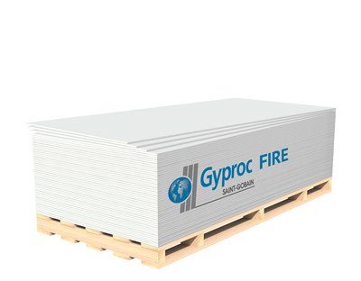 Гипсокартон Gyproc ФАЙЕР 2500х1200х12,5 (50шт/под) 521189