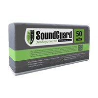 Плита звукопоглощающая SoundGuard ЭкоАкустик 30 1250х600х50 мм  4 плиты в упаковке 5220034131