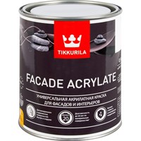 Краска фасадная Tikkurila Facade Acrylate белая 0,9 л 5220037359
